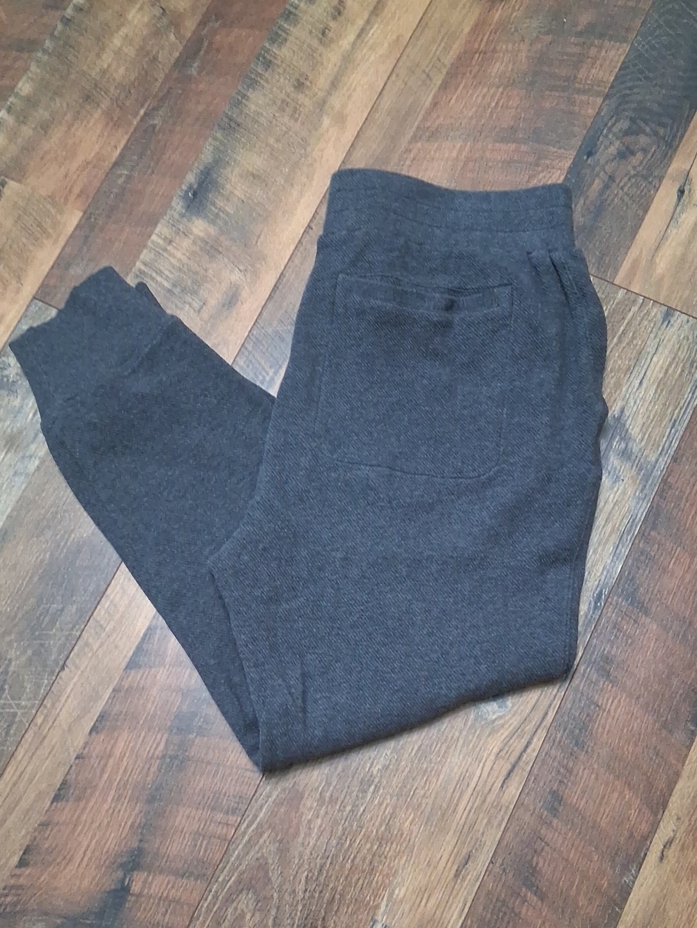Cabi Gray Knit Jogger Pants Pull-On Lounge Comfort Casual - Size Large